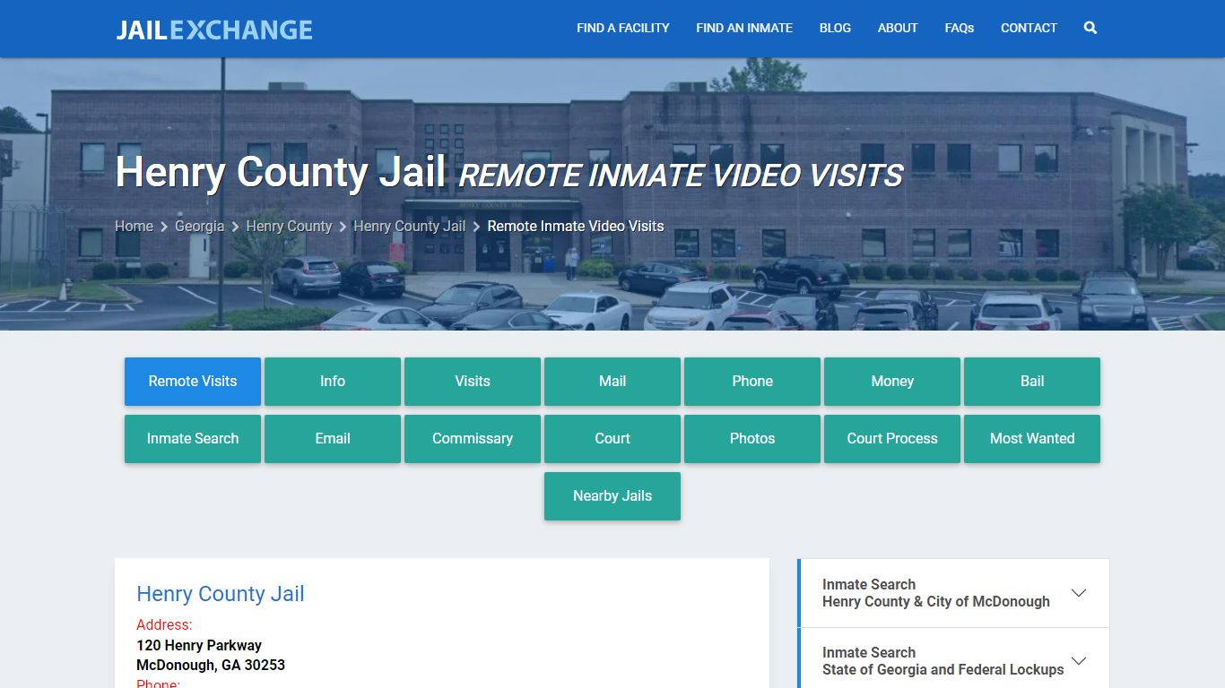 Video Visitation - Henry County Jail, GA - Jail Exchange